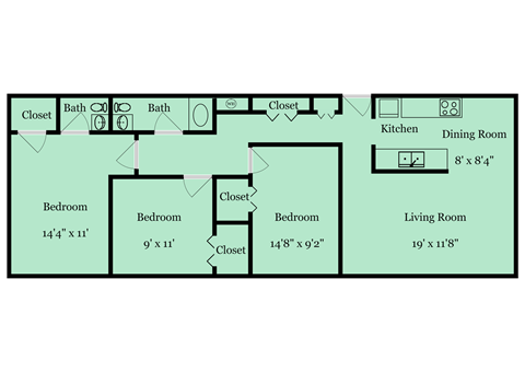 Lakeview Estates 3Bed at Lakeview Estates in Parkersburg, WV 26104